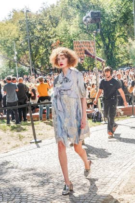 IPA88872305 - MILAN - Milan Women s Fashion Week Spring Summer 2026 2027 - Antonio Marras s fashion show at the Stendhal Gardens - Vincenzo Muccioli in the Solari Tortona area.  Copyright: xEmanuelexRobertoxDexCarlix xx IPA88872305