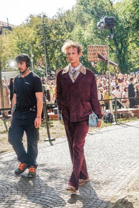 IPA88872311 - MILAN - Milan Women s Fashion Week Spring Summer 2026 2027 - Antonio Marras s fashion show at the Stendhal Gardens - Vincenzo Muccioli in the Solari Tortona area.  Copyright: xEmanuelexRobertoxDexCarlix xx IPA88872311
