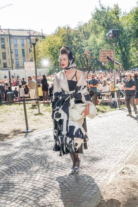 IPA88872318 - MILAN - Milan Women s Fashion Week Spring Summer 2026 2027 - Antonio Marras s fashion show at the Stendhal Gardens - Vincenzo Muccioli in the Solari Tortona area.  Copyright: xEmanuelexRobertoxDexCarlix xx IPA88872318