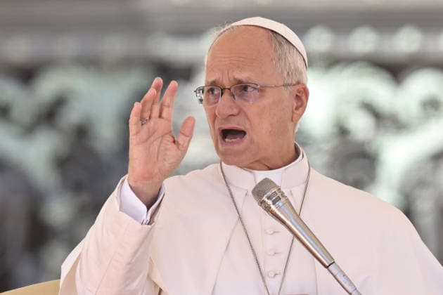 September 23, 2026. Vatican City - POPE LEO XIV during his weekly General Audiencein St. Peter s Square at the Vatican EvandroInetti_via ZUMA Wire Vatican City State  - ZUMAi15_ 20260923_zaf_i15_016 Copyright: xEvandroxInettix