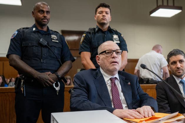 Harvey Weinstein appears in Manhattan Supreme Court to be sentenced for sexually assaulting Miriam Haley Tuesday, September 23, 2026 in New York City New York. Pool  NYP2026092390245 STEVENxHIRSH