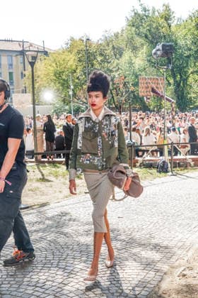 IPA88872290 - MILAN - Milan Women s Fashion Week Spring Summer 2026 2027 - Antonio Marras s fashion show at the Stendhal Gardens - Vincenzo Muccioli in the Solari Tortona area.  Copyright: xEmanuelexRobertoxDexCarlix xx IPA88872290