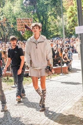 IPA88872291 - MILAN - Milan Women s Fashion Week Spring Summer 2026 2027 - Antonio Marras s fashion show at the Stendhal Gardens - Vincenzo Muccioli in the Solari Tortona area.  Copyright: xEmanuelexRobertoxDexCarlix xx IPA88872291