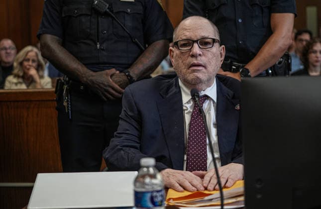 Harvey Weinstein appears in Manhattan Supreme Court to be sentenced for sexually assaulting Miriam Haley Tuesday, September 23, 2026 in New York City New York. Pool  NYP202609239041 DEANxMOSES