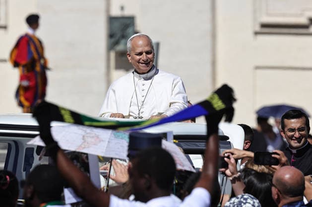 September 23, 2026. Vatican City - POPE LEO XIV during his weekly General Audiencein St. Peter s Square at the Vatican EvandroInetti_via ZUMA Wire Vatican City State - ZUMAi15_ 20260923_zaf_i15_007 Copyright: xEvandroxInettix