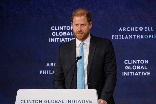 NEW YORK, NY- SEPTEMBER 23: Prince Harry, Duke of Sussex on stage at the Clinton Global Initiative 2026 Annual Meeting at The New York Hilton Midtown in New York, NY on September 23, 2026. Copyright: xKatiexGodowskix