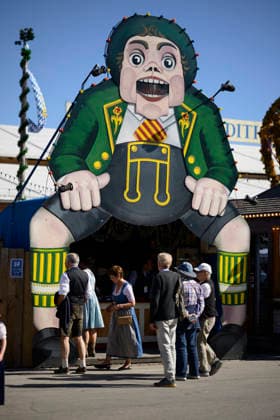 Ball-Throwing Booth at the Oidn Wiesn Oktoberfest, Munich, September 23, 2026