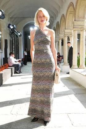 IPA88874788 - Milan, Milan Women™s Fashion Week Spring Summer 2027 - Women™s Fashion, Spring Summer 2027 - Missoni fashion show - pictured in the front row: guest  Copyright: xRiccardoxGIordanox xRiccardoxGiordano IPAx IPA88874788