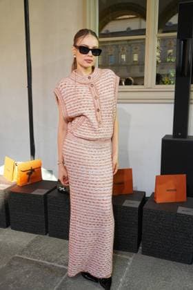 IPA88874799 - Milan, Milan Women™s Fashion Week Spring Summer 2027 - Women™s Fashion, Spring Summer 2027 - Missoni fashion show - pictured in the front row: guest  Copyright: xRiccardoxGIordanox xRiccardoxGiordano IPAx IPA88874799