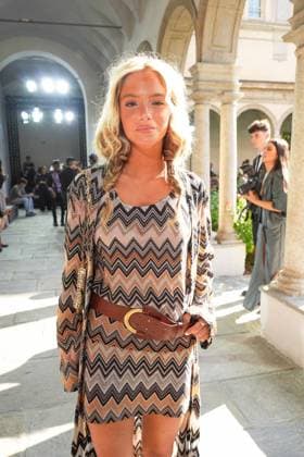 IPA88874854 - Milan, Milan Women™s Fashion Week Spring Summer 2027 - Women™s Fashion, Spring Summer 2027 - Missoni fashion show - front row in the photo: guest  Copyright: xRiccardoxGIordanox xRiccardoxGiordano IPAx IPA88874854