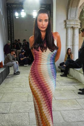 IPA88874839 - Milan, Milan Women™s Fashion Week Spring Summer 2027 - Women™s Fashion, Spring Summer 2027 - Missoni fashion show - pictured in the front row: guest  Copyright: xRiccardoxGIordanox xRiccardoxGiordano IPAx IPA88874839