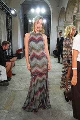 IPA88874847 - Milan, Milan Women™s Fashion Week Spring Summer 2027 - Women™s Fashion, Spring Summer 2027 - Missoni fashion show - pictured in the front row: guest  Copyright: xRiccardoxGIordanox xRiccardoxGiordano IPAx IPA88874847