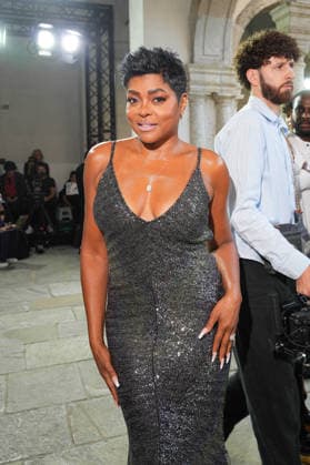 IPA88874865 - Milan, Milan Women s Fashion Week Spring Summer 2027 - Women s Fashion, Spring Summer 2027 - MISSONI fashion show - arrivals - pictured: Taraji P. Henson  Copyright: xRiccardoxGIordanox xRiccardoxGiordano IPAx IPA88874865