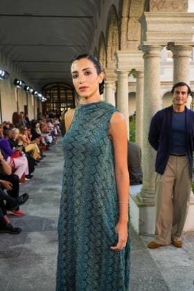 IPA88874938 - Milan, Milan Women™s Fashion Week Spring Summer 2027 - Women™s Fashion, Spring Summer 2027 - Missoni fashion show pictured in the front row: guest  Copyright: xRiccardoxGIordanox xRiccardoxGiordano IPAx IPA88874938