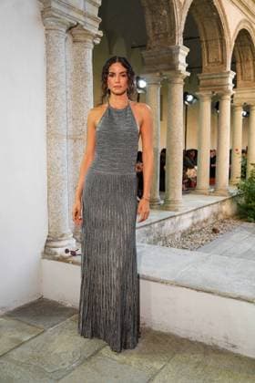 IPA88874946 - Milan, Milan Women s Fashion Week Spring Summer 2027 - Women s Fashion, Spring Summer 2027 - MISSONI fashion show - arrivals - pictured: Sofia Resing  Copyright: xRiccardoxGIordanox xRiccardoxGiordano IPAx IPA88874946