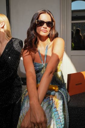 IPA88874973 - Milan, Milan Women™s Fashion Week Spring Summer 2027 - Women™s Fashion, Spring Summer 2027 - Missoni fashion show - pictured in the front row: Sara Sampaio  Copyright: xRiccardoxGIordanox xRiccardoxGiordano IPAx IPA88874973