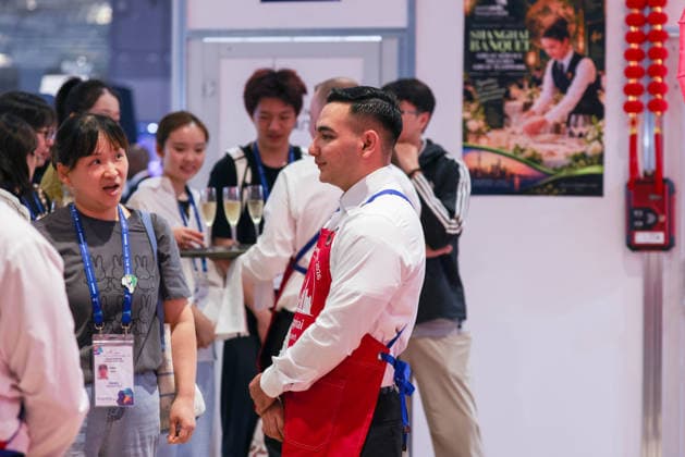 SHANGHAI, CHINA - SEPTEMBER 23: A competitor takes part in the Restaurant Service competition during WorldSkills Shanghai 2026 on September 23, 2026 in Shanghai, China. The 48th World Skills Competition is being held in Shanghai from September 10 to September 25, 2026.  Copyright: xVCGx 111669072172