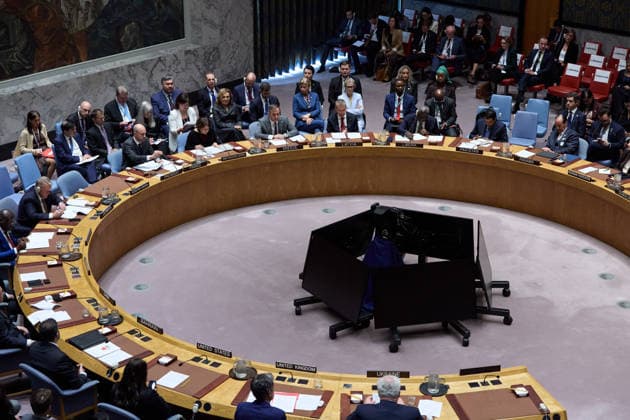September 23, 2026, New York, New York, USA: Members of the United Nations Security Council attend a meeting on the maintenance of peace and security of Ukraine at United Nations headquarters in New York City. New York USA  - ZUMAs237 20260923_aap_s237_015 Copyright: xMarkxJ.xSullivanx