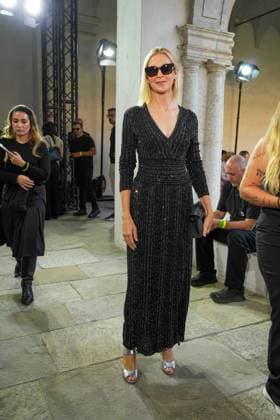 MFW - Missoni Front Row Kelly Rutherford attends the Missoni fashion show during Milan Women s Fashion Week Spring Summer 2027 in Milan, Italy on Undated. Photo by Riccardo Giordano IPA ABACAPRESS.COM Milan Italy  Copyright: xGiordanoxRiccardo IPA ABACAx