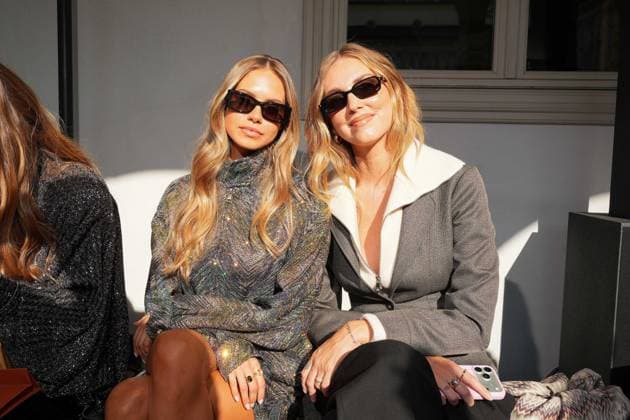 MFW - Missoni Front Row Fashion influencers Leonie Hanne and Laila Hasanovic attend the Missoni fashion show during Milan Women s Fashion Week Spring Summer 2027 in Milan, Italy on Undated. Photo by Riccardo Giordano IPA ABACAPRESS.COM Milan Italy  Copyright: xGiordanoxRiccardo IPA ABACAx