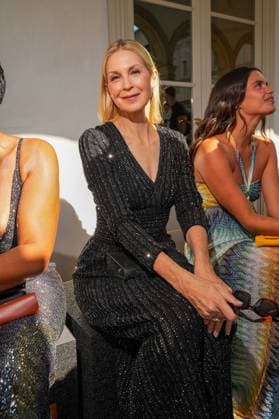 MFW - Missoni Front Row Kelly Rutherford attends the Missoni fashion show during Milan Women s Fashion Week Spring Summer 2027 in Milan, Italy on Undated. Photo by Riccardo Giordano IPA ABACAPRESS.COM Milan Italy  Copyright: xGiordanoxRiccardo IPA ABACAx