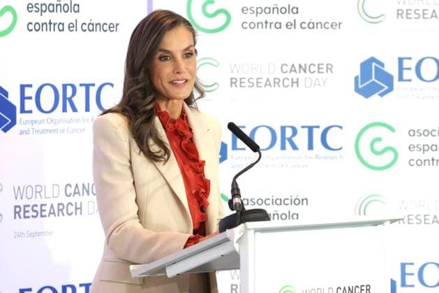Queen Letizia Participates in the World Cancer Research Day 2026 Event in Brussels Queen Letizia speaks during the main event of World Cancer Research Day 2026, on September 23, 2026, in Brussels, Belgium. To commemorate the 10th anniversary of World Cancer Research Day (WCRD), leading international voices in cancer research will gather under the theme Advancing Cancer Research Together to reflect on current challenges and opportunities and help shape the future of cancer research. SEPTEMBER 23, 2026 Office of His Majesty the King 23 09 2026 Brussels, Belgium Brussels, Belgium Spain  Copyright: xCasaxdexS.M.xelxReyx 7794456