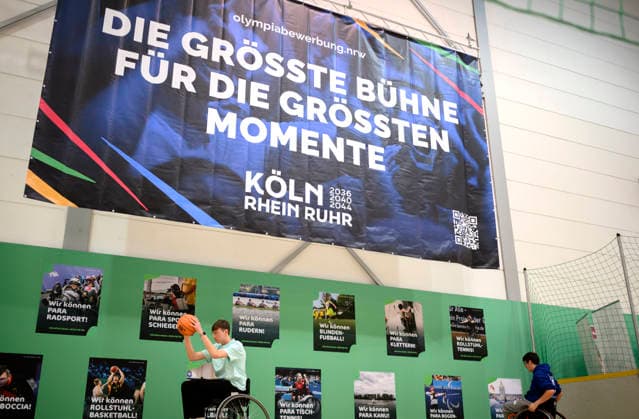 Feature, Bid for the Cologne-Rhine-Ruhr Olympics, Olympic bid; REHACARE Trade Fair for Rehabilitation and Care, September 23–26, 2026, in Düsseldorf, Germany, at the trade fair grounds