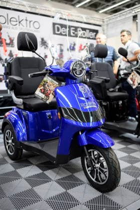 Feature, E-Scooter, Rolektro E-Trike 25 REHACARE Trade Fair for Rehabilitation and Care, September 23–26, 2026, in Düsseldorf, Germany, at the trade fair grounds