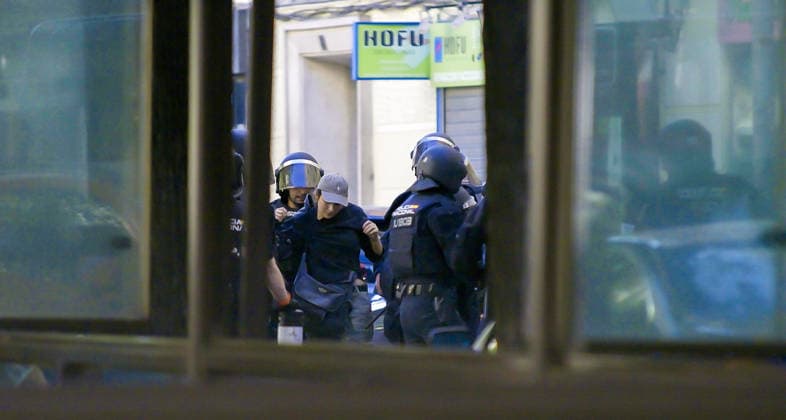 September 23, 2026, Madrid, Madrid, SPAIN: Authorities carry out the eviction of Maricarmen from her home, amid the presence of people supporting her and attention from the media. Madrid SPAIN - ZUMAz108 20260923_znp_z108_003 Copyright: xRichardxZubelzux