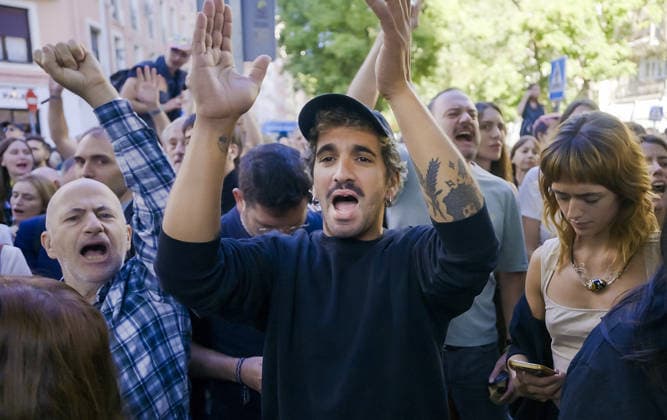 September 23, 2026, Madrid, Madrid, SPAIN: Authorities carry out the eviction of Maricarmen from her home, amid the presence of people supporting her and attention from the media. Madrid SPAIN  - ZUMAz108 20260923_znp_z108_012 Copyright: xRichardxZubelzux