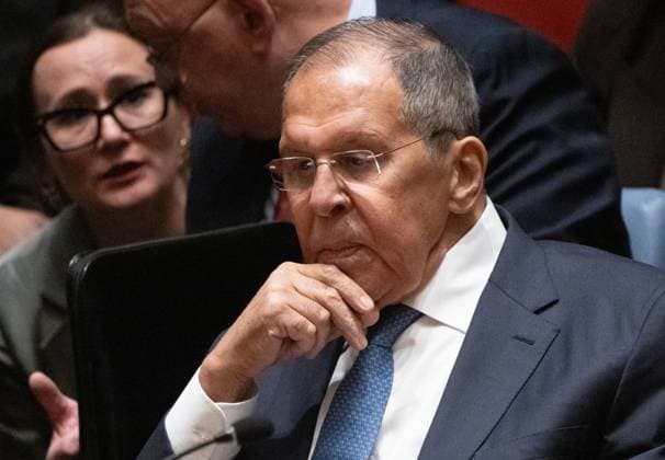 US UN General Assembly 9249732 23.09.2026 Russian Foreign Minister Sergey Lavrov attends the 81st United Nations General Assembly (UNGA) at the U.N. headquarters in New York, the United States. Sergey Guneev Sputnik New York USA  Copyright: xSergeyxGuneevx