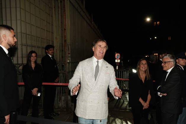IPA88878375 - MILAN - Gala dinner at the Palazzo Reale in Milan to mark the opening of Milan Women s Fashion Week 2026 2027. Pictured: Brunello Cucinelli.  Copyright: xEmanuelexRobertoxDexCarlix xx IPA88878375