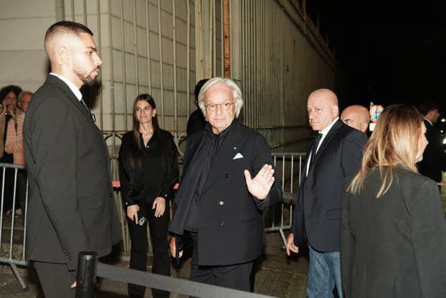 IPA88878381 - MILAN - Gala dinner at the Royal Palace in Milan to mark the opening of Milan Women s Fashion Week 2026 2027. Pictured: Diego Della Valle.  Copyright: xEmanuelexRobertoxDexCarlix xx IPA88878381