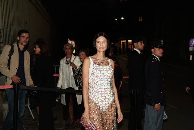 IPA88878392 - MILAN - Gala dinner at the Royal Palace in Milan to mark the opening of Milan Women s Fashion Week 2026 2027. Pictured: Bianca Balti.  Copyright: xEmanuelexRobertoxDexCarlix xx IPA88878392