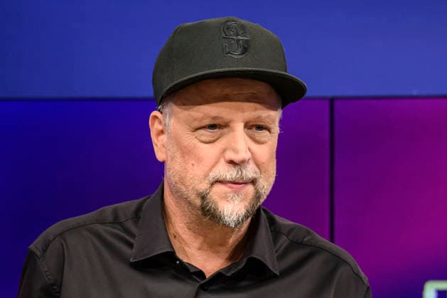 Pictured, from left: Smudo, musician, GER, Berlin, studio, guest on Maischberger, political talk show, TV, program, with host Sandra Maischberger, Das Erste, from Studio 20 in Adlershof, September 23, 2026, Copyright: HMBxMedia UwexKoch
