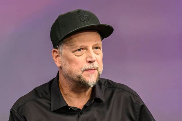 Pictured, from left: Smudo, musician, GER, Berlin, studio, guest on Maischberger, political talk show, TV, program, with host Sandra Maischberger, Das Erste, filmed at Studio 20 in Adlershof, September 23, 2026, Copyright: HMBxMedia UwexKoch