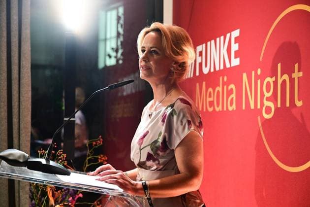 FUNKE Media Night ** FOR EDITORIAL PURPOSES ONLY ** EDITORIAL USE ONLY ** p The Media Night at Stue, photographed on September 23, 2026, in Berlin Berlin Berlin Berlin Copyright MaurizioxGambarini Copyright: MaurizioxGambarini doc87qbturvs1l1m7tcttqd ,EDITORIAL USE ONLY Copyright: MaurizioxGambarini
