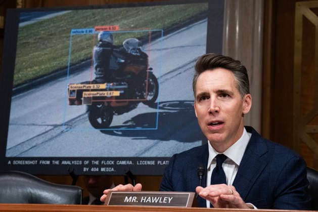 Flock™s Nationwide AI Surveillance Network UNITED STATES - SEPTEMBER 23: Chairman Josh Hawley, R-Mo., speaks during the Senate Judiciary Subcommittee on Crime and Counterterrorism hearing titled Always Watching: Flock™s Nationwide AI Surveillance Network, in Dirksen building on Wednesday, September 23, 2026. (Tom Williams CQ Roll Call) Washington DC United States EDITORIAL USE ONLY Copyright: x2026xCQ-RollxCall,xInc.x TomxWilliamsx rollcallpix172893