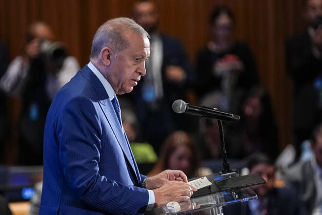 Turkish President Erdogan attends UN Secretary-General s climate event in New York NEW YORK, UNITED STATES - SEPTEMBER 23: Turkish President Recep Tayyip Erdogan attends the UN Secretary-General s climate event at the United Nations headquarters in New York, United States, on September 23, 2026. Mehmet Eser Anadolu New York United States. Editorial use only. Please get in touch for any other usage.  Copyright: x2026xAnadoluxMehmetxEserx