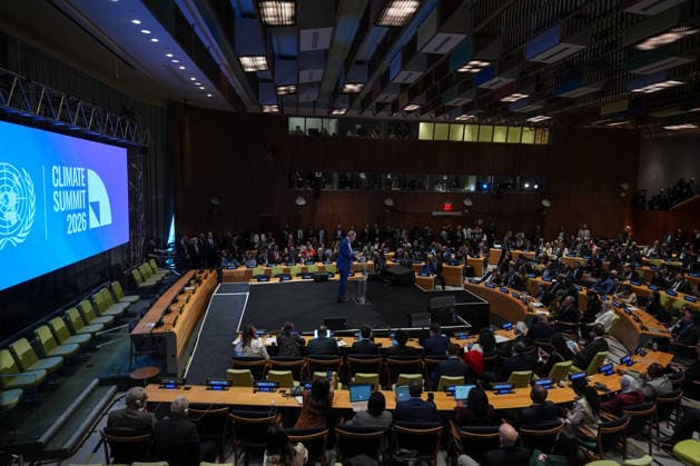 Turkish President Erdogan attends UN Secretary-General s climate event in New York NEW YORK, UNITED STATES - SEPTEMBER 23: Turkish President Recep Tayyip Erdogan attends the UN Secretary-General s climate event at the United Nations headquarters in New York, United States, on September 23, 2026. Mehmet Eser Anadolu New York United States. Editorial use only. Please get in touch for any other usage.  Copyright: x2026xAnadoluxMehmetxEserx