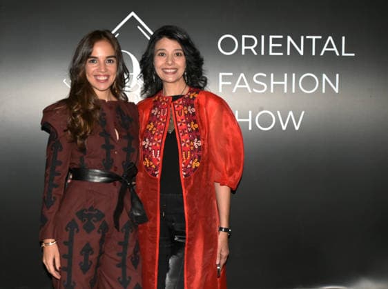 IPA88882173 - Milan, Italy ORIENTAL FASHION SHOW SS27 MFW Fashion Show and Backstage Spring Summer 2027 In the photo: designers from RENA Madrid, Casablanca, and GOWHER GOUVERNET at the fashion show  Copyright: xNickxZonnaxxcopyrightx x xNickxZonnax IPA88882173