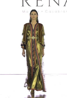 IPA88882244 - Milan, Italy ORIENTAL FASHION SHOW SS27 MFW Fashion Show and Backstage Spring Summer 2027 In the photo: RENA Madrid. Casablanca fashion show  Copyright: xNickxZonnaxxcopyrightx x xNickxZonnax IPA88882244