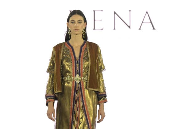 IPA88882246 - Milan, Italy ORIENTAL FASHION SHOW SS27 MFW Fashion Show and Backstage Spring Summer 2027 In the photo: RENA Madrid. Casablanca fashion show  Copyright: xNickxZonnaxxcopyrightx x xNickxZonnax IPA88882246