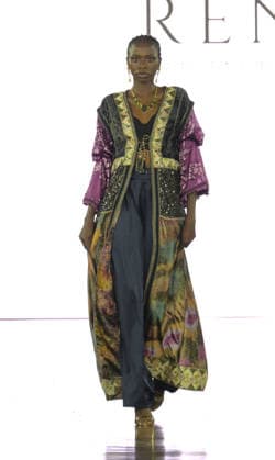 IPA88882253 - Milan, Italy ORIENTAL FASHION SHOW SS27 MFW Fashion Show and Backstage Spring Summer 2027 In the photo: RENA Madrid. Casablanca fashion show  Copyright: xNickxZonnaxxcopyrightx x xNickxZonnax IPA88882253
