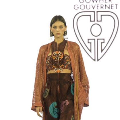 IPA88882225 - Milan, Italy ORIENTAL FASHION SHOW SS27 MFW Fashion Show and Backstage Spring Summer 2027 In the photo: GOWHER GOUVERNET fashion show  Copyright: xNickxZonnaxxcopyrightx x xNickxZonnax IPA88882225
