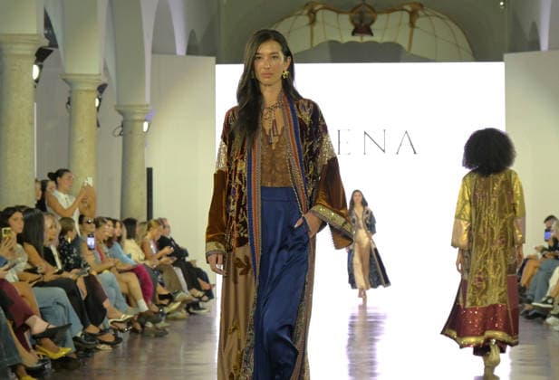 IPA88882250 - Milan, Italy ORIENTAL FASHION SHOW SS27 MFW Fashion Show and Backstage Spring Summer 2027 In the photo: RENA Madrid. Casablanca fashion show  Copyright: xNickxZonnaxxcopyrightx x xNickxZonnax IPA88882250