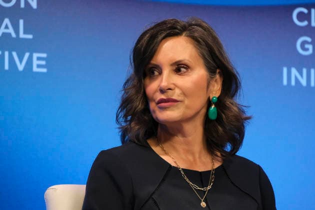 NEW YORK, NY- SEPTEMBER 23: Michigan Governor Gretchen Whitmer on stage at the Clinton Global Initiative 2026 Annual Meeting at The New York Hilton Midtown in New York City on September 23, 2026. Copyright: xKatiexGodowskix