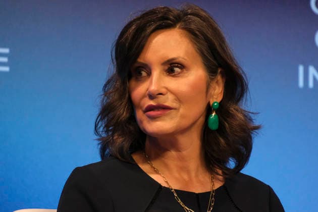 NEW YORK, NY- SEPTEMBER 23: Michigan Governor Gretchen Whitmer on stage at the Clinton Global Initiative 2026 Annual Meeting at The New York Hilton Midtown in New York City on September 23, 2026. Copyright: xKatiexGodowskix