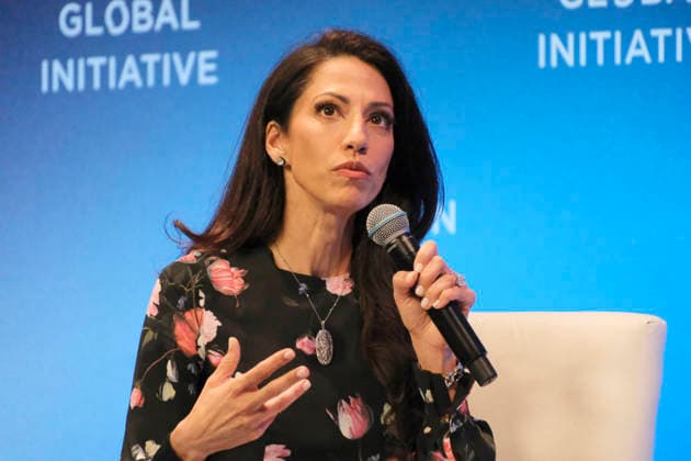 NEW YORK, NY- SEPTEMBER 23: Huma Abedin on stage at the Clinton Global Initiative 2026 Annual Meeting at The New York Hilton Midtown in New York City on September 23, 2026. Copyright: xKatiexGodowskix