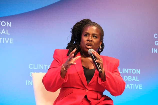 NEW YORK, NY - SEPTEMBER 23: Uzo Aduba on stage at the Clinton Global Initiative 2026 Annual Meeting at The New York Hilton Midtown in New York City on September 23, 2026 Copyright: xKatiexGodowskix